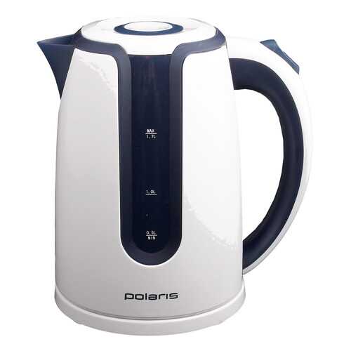 Чайник электрический Polaris PWK 1754CLWR White/Blue в ДНС