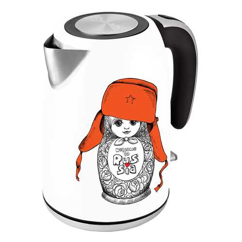 Чайник электрический Polaris PWK 1815CA White/Black в ДНС