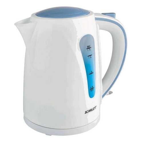 Чайник электрический Scarlett SC-EK18P14 White/Blue в ДНС