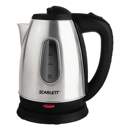 Чайник электрический Scarlett SC-EK21S20 Black/Silver в ДНС