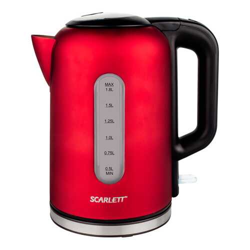 Чайник электрический Scarlett SC-EK21S35 Red/Black в ДНС