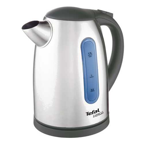 Чайник электрический Tefal Express II KI170D30 Silver/Black в ДНС