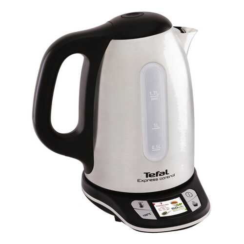 Чайник электрический Tefal KI240D30 Silver/Black в ДНС