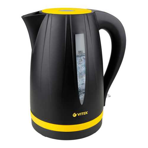Чайник электрический Vitek VT-1168 BK Black/Yellow в ДНС