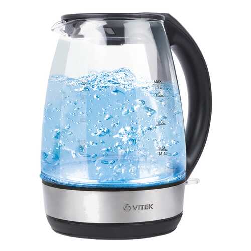 Чайник электрический Vitek VT-7091 Black/Silver в ДНС