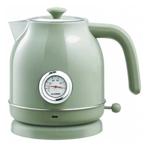 Чайник электрический Xiaomi Ocooker Retro kitchen electric kettle Green в ДНС