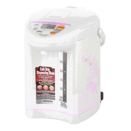 Термопот Zojirushi CD-JUQ30 FS White\Pink в ДНС