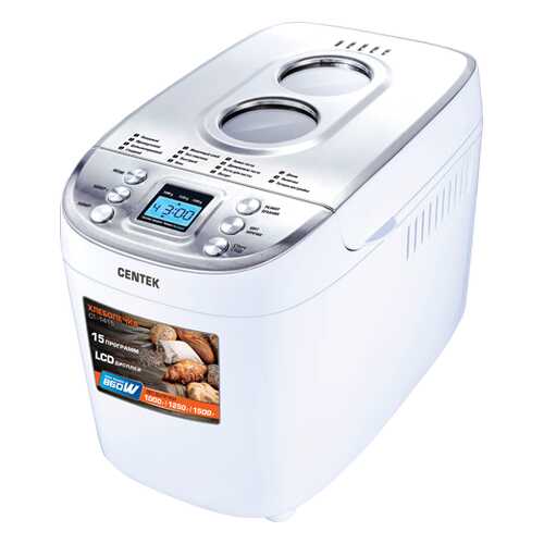 Хлебопечка Centek CT-1415 White в ДНС