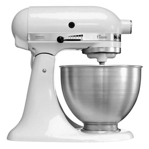 Миксер KitchenAid Classic 5K45SSEWH White в ДНС
