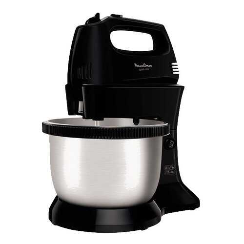 Миксер Moulinex Quick Mix HM3128B1 Black в ДНС