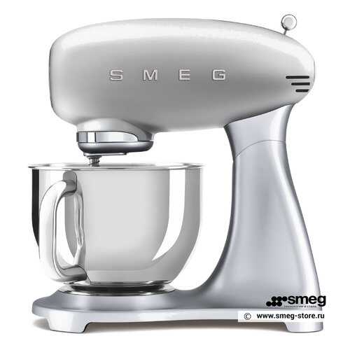 Миксер Smeg SMF02SVEU Silver в ДНС