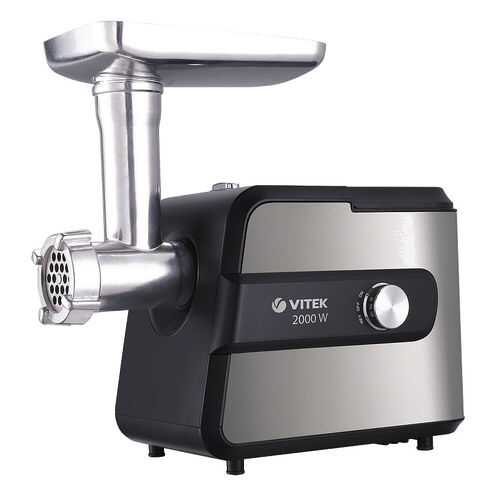 Электромясорубка Vitek VT-3634 Silver/Black в ДНС