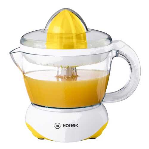 Соковыжималка для цитрусовых Hottek HT-978-002 white/yellow в ДНС