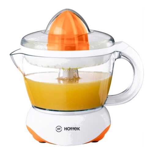 Соковыжималка для цитрусовых Hottek HT-978-003 white/orange в ДНС