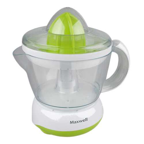 Соковыжималка для цитрусовых Maxwell MW-1107G white/green в ДНС