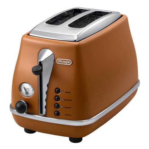 Тостер DeLonghi CTOV 2103 BW Коричневый в ДНС