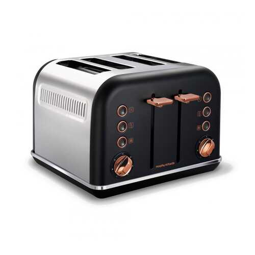 Тостер Morphy Richards Accents Rose Gold Black в ДНС