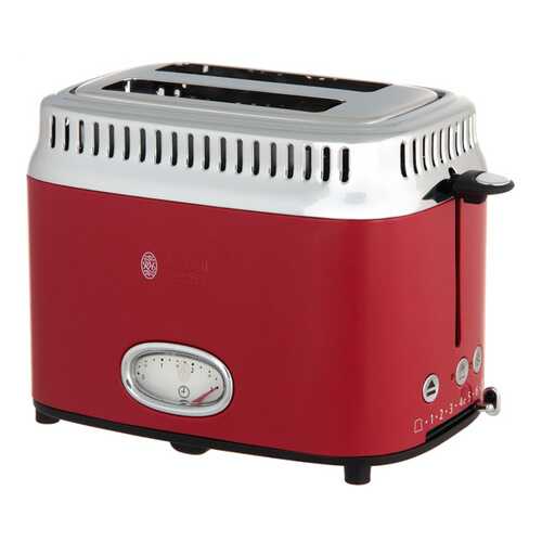 Тостер Russell Hobbs Retro Ribbon Red 21680-56 в ДНС