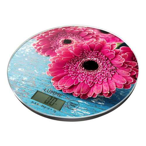 Весы кухонные LUMME LU-1341 Pink Gerbera в ДНС