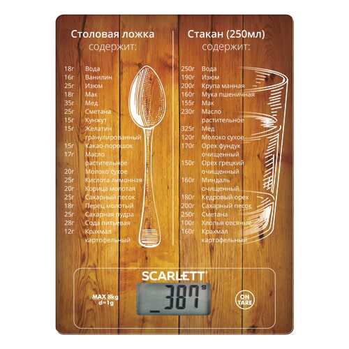 Весы кухонные Scarlett SC-KS57P19 в ДНС
