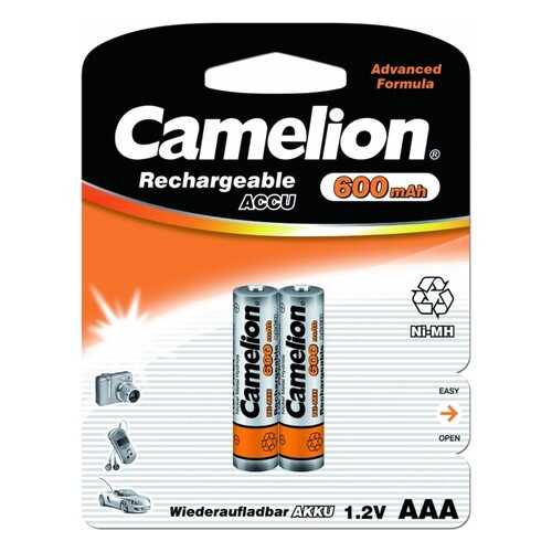 Аккумуляторная батарея Camelion AAA-600mAh Ni-Mh BL-2 в ДНС