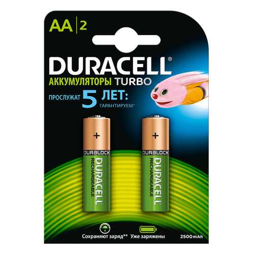 Аккумуляторная батарея Duracell HR6-2BL 2 шт в ДНС