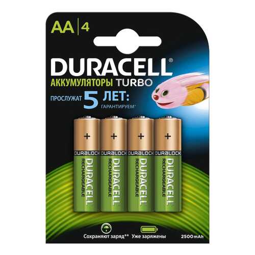 Аккумуляторная батарея Duracell HR6-4BL 4 шт в ДНС