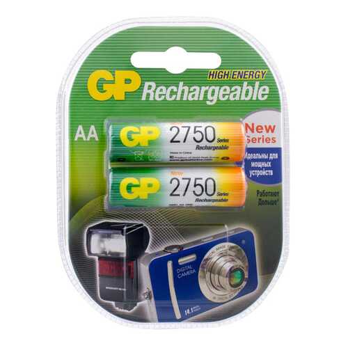 Аккумуляторная батарея GP Batteries 275PROAAHC-2CRC2 2 шт в ДНС