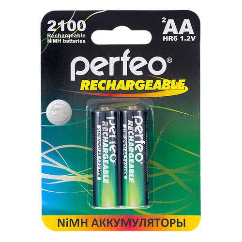 Аккумуляторная батарея Perfeo AA2100mAh 2 шт в ДНС