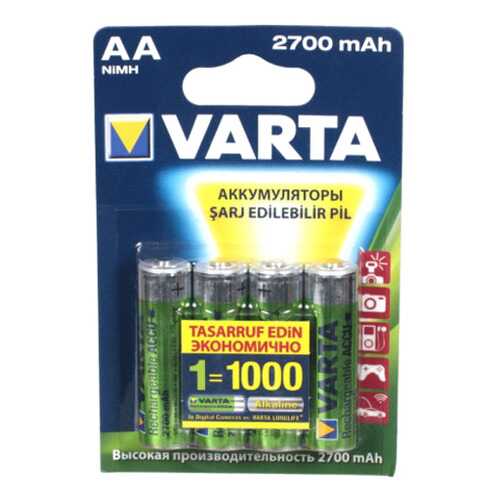 Аккумуляторы Varta HR6 4 шт в ДНС