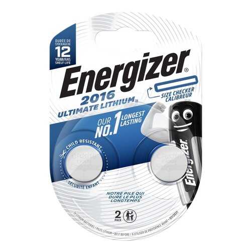 Батарея Energizer Ultimate Lithium CR2016 BP2 (E301319500) в ДНС