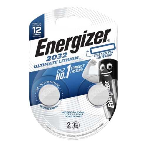 Батарея Energizer Ultimate Lithium CR2032 BP2 (E301319300) в ДНС