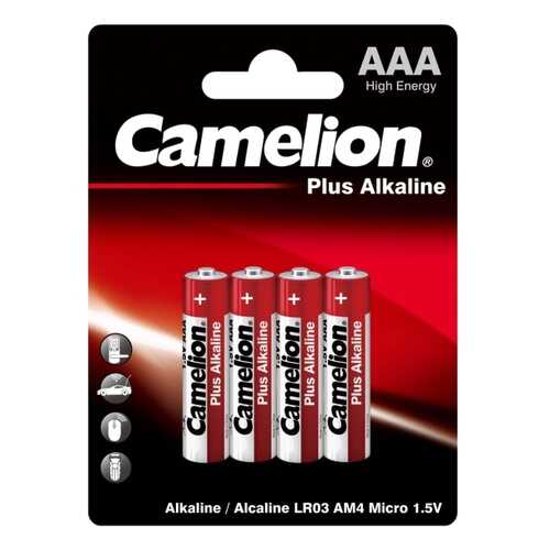 Батарейка Camelion LR03 Plus Alkaline BL-4 4 шт в ДНС