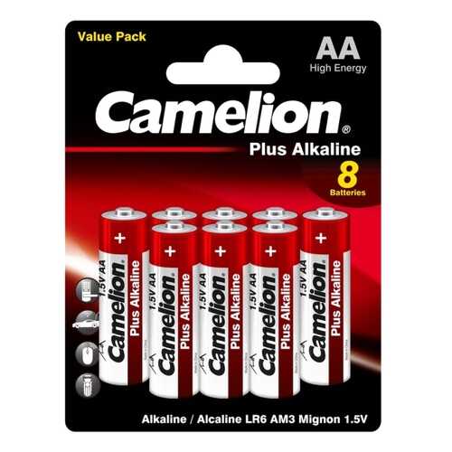 Батарейка Camelion LR6 Plus Alkaline BL-8 8 шт в ДНС