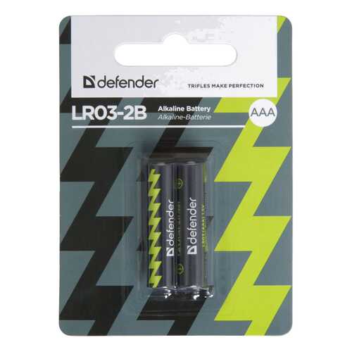 Батарейка Defender LR03-2B 56003 2 шт в ДНС