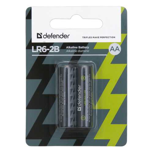 Батарейка Defender LR6-2B 2 шт в ДНС