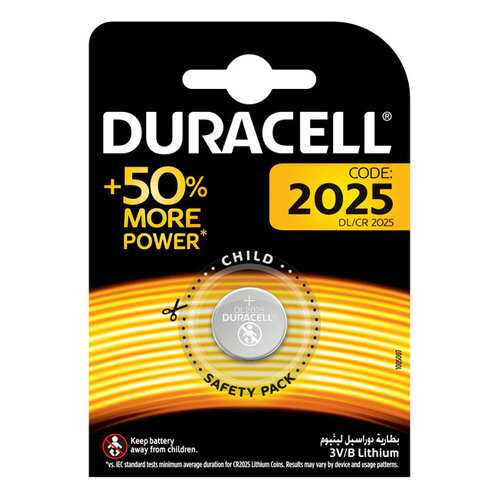 Батарейка Duracell 2025 1 шт в ДНС