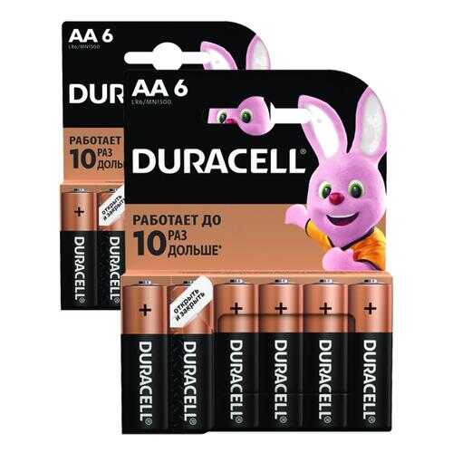 Батарейка Duracell Basic AA LR6 6шт в ДНС