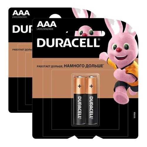 Батарейка Duracell Basic AAA LR03 2шт в ДНС