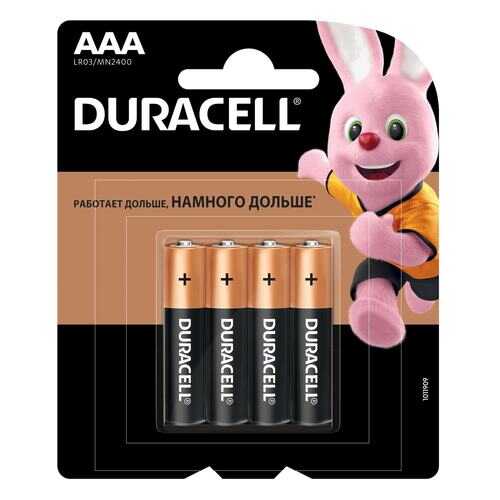 Батарейка Duracell Basic LR03 15597 4 шт в ДНС