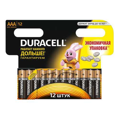 Батарейка Duracell LR03-12BL 12 шт в ДНС