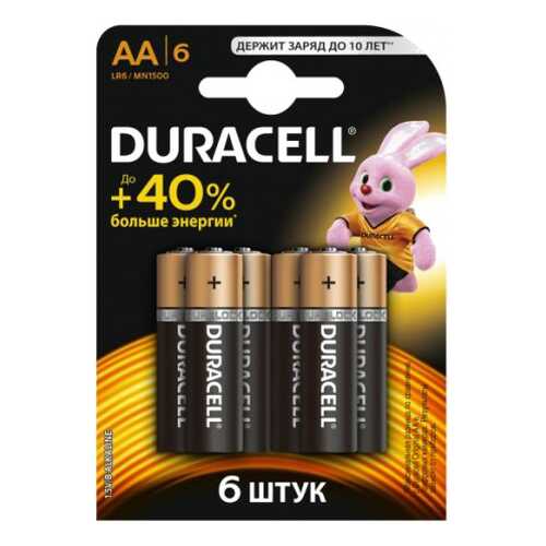 Батарейка Duracell LR6-6BL 6 шт в ДНС