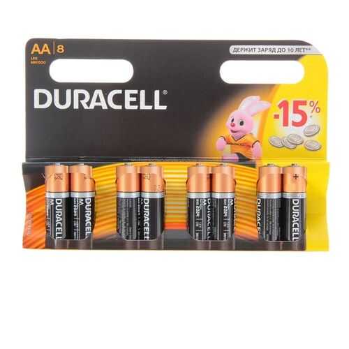 Батарейка Duracell LR6-8BL Basic в ДНС