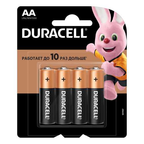 Батарейка Duracell LR6 АА 4 шт в ДНС