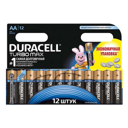 Батарейка Duracell LR6/MX 1500-12 BL 12 шт в ДНС