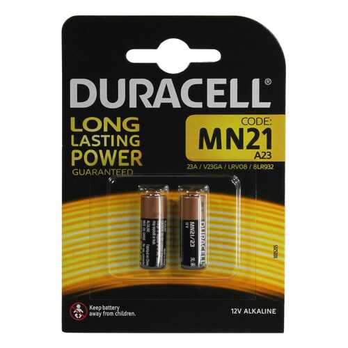 Батарейка DURACELL MN21/2BL 2 шт в ДНС