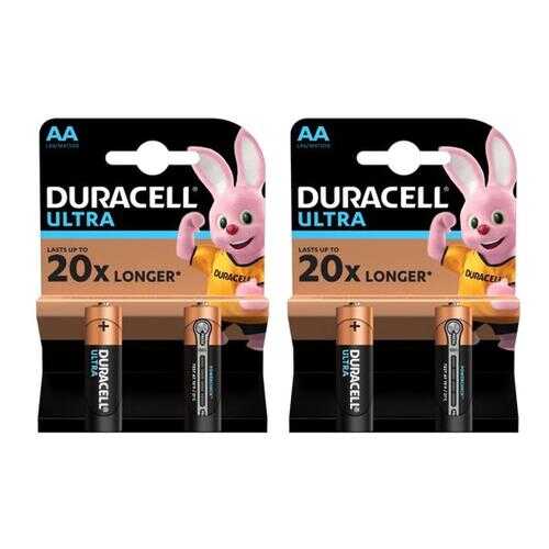 Батарейка Duracell UltraPower AA 2шт (2 упаковки) в ДНС