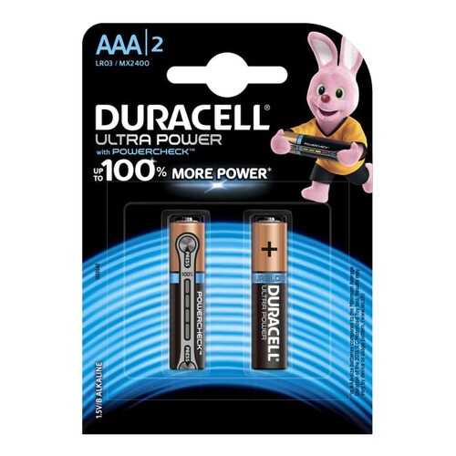 Батарейка DURACELL UltraPower LR03/2BL 2 шт в ДНС