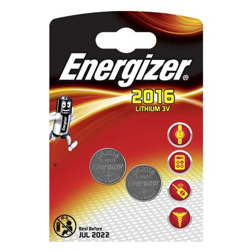 Батарейка Energizer CR2016 2 шт в ДНС