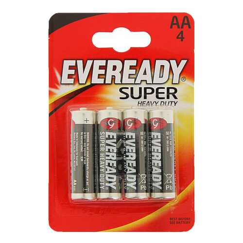 Батарейка Energizer Eveready Super Heavy Duty 4 шт в ДНС